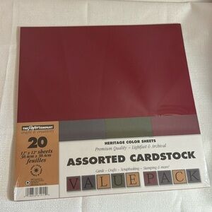 Heritage Color‎ Cardstock Paper scrapbooking NEW